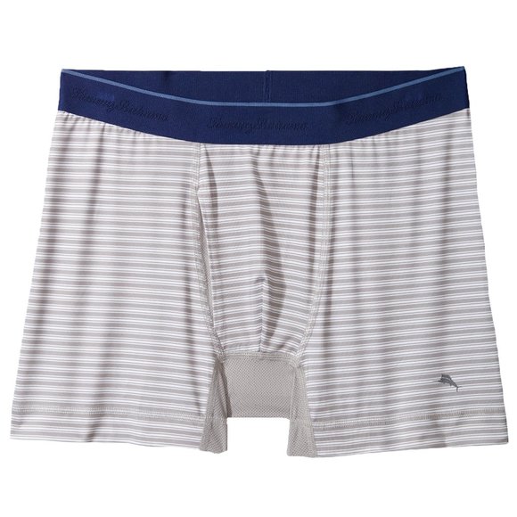 2 Pack Tommy Bahama Mesh Tech Boxer Briefs Underwear $58 Grey & Pink Aloha - Picture 3 of 11